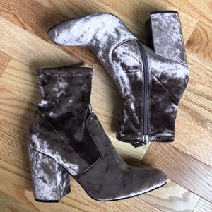 Velvet Steve Madden Booties